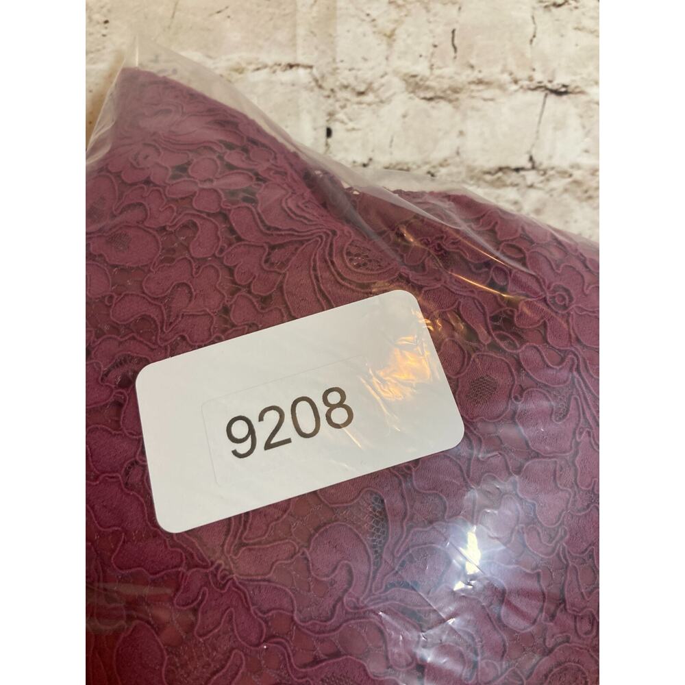 Bardot Lace Dress Womens XS Dark Mauve Midi‎ Bell Sleeve Romantic Off Shoulder - Picture 11 of 14